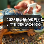 2026年最笨的省钱方法：工地闲置设备对外出租，我亏了40万才想通(图4)