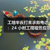 工地半夜打来求救电话：24 小时工程租赁应急响应到底有多重要 - 天诚一站式工程设备租赁