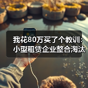 我花80万买了个教训:小型租赁企业整合淘汰正在加速(图3) 我花80万买了个教训:小型租赁企业整合淘汰正在加速(图3)