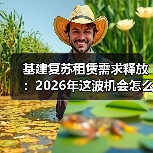 基建复苏租赁需求释放:2026年这波机会怎么抓(图2) 基建复苏租赁需求释放:2026年这波机会怎么抓(图2)