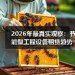 2026年最真实观察：节能型工程设备租赁