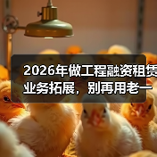 2026年做工程融资租赁业务拓展，别再用