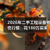 2026年二手工程设备租赁行情:花180万买来的3个教训(图1) 2026年二手工程设备租赁行情:花180万买来的3个教训(图1)