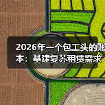 2026年一个包工头的账本:基建复苏租赁需求释放的真实信号(图2) 2026年一个包工头的账本:基建复苏租赁需求释放的真实信号(图2)