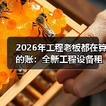 2026年工程老板都在算的账：全新工程设备租赁优势到底在哪(图3)