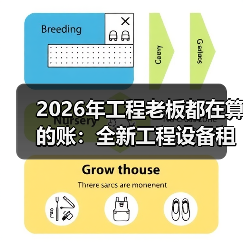 2026年工程老板都在算的账：全新工程设备租赁优势到底在哪(图4)