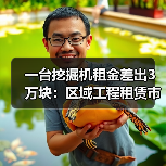 一台挖掘机租金差出3万块：区域工程租赁市场差异到底有多大(图2)
