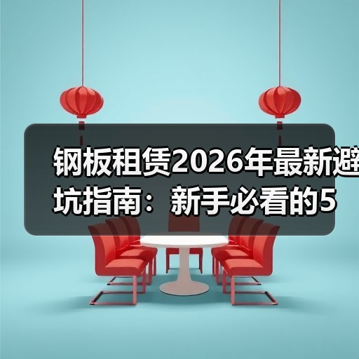钢板租赁2026年最新避坑指南：新手必看的5个选型注意事项 - 玄熵一站式工程设备租赁