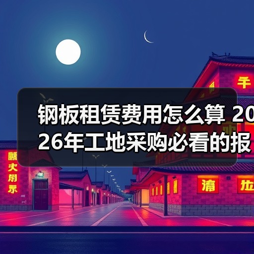 钢板租赁费用怎么算 2026年工地采购必